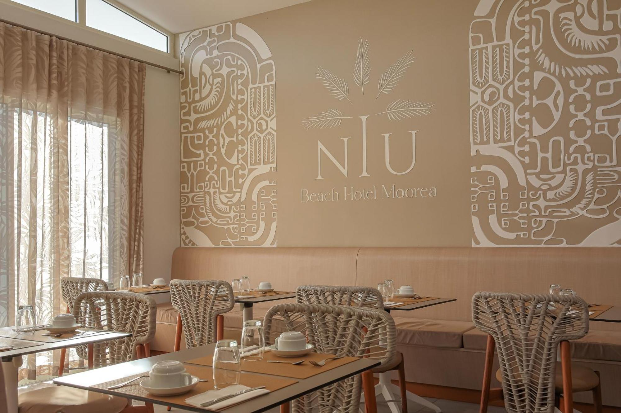 Niu Beach Hotel モーレア島 エクステリア 写真
