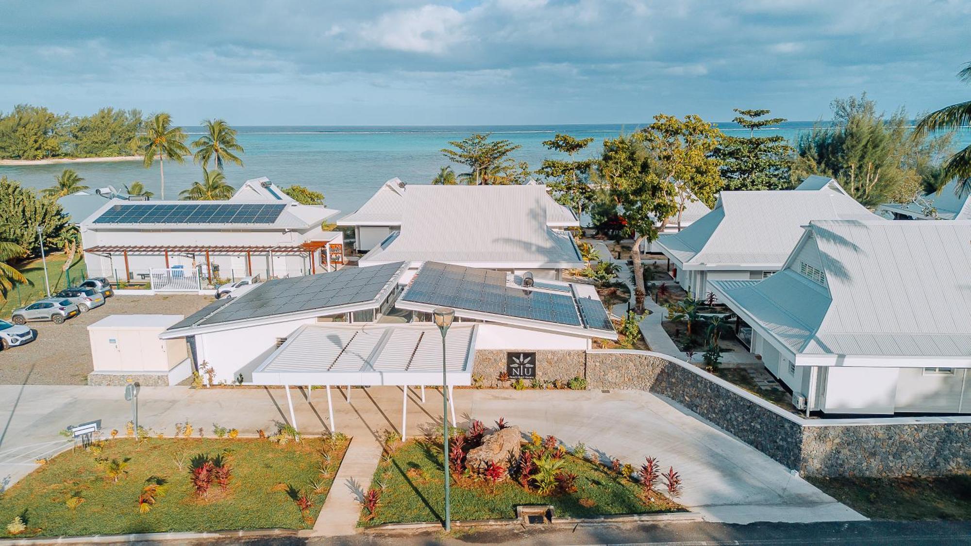 Niu Beach Hotel モーレア島 エクステリア 写真