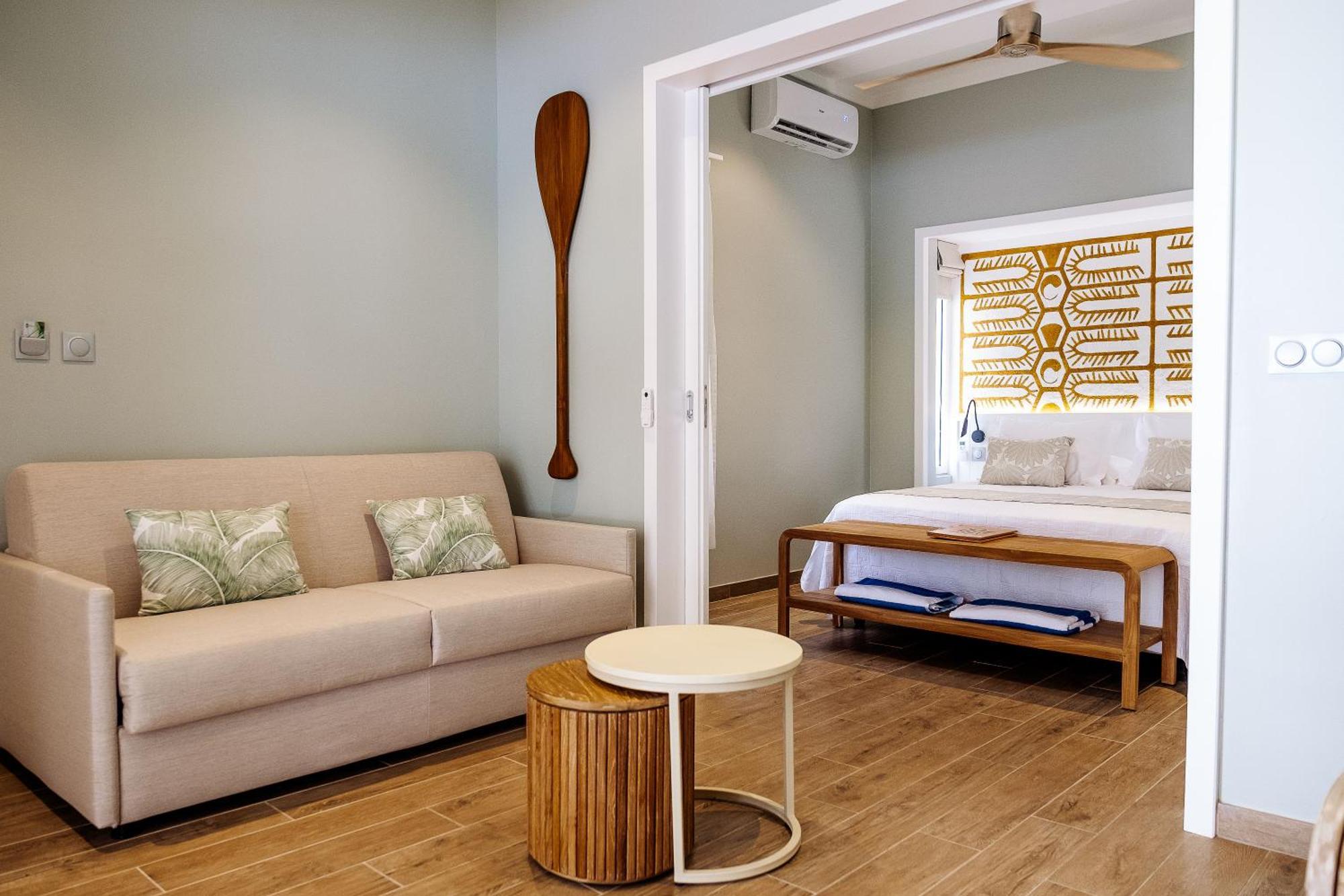 Niu Beach Hotel モーレア島 エクステリア 写真