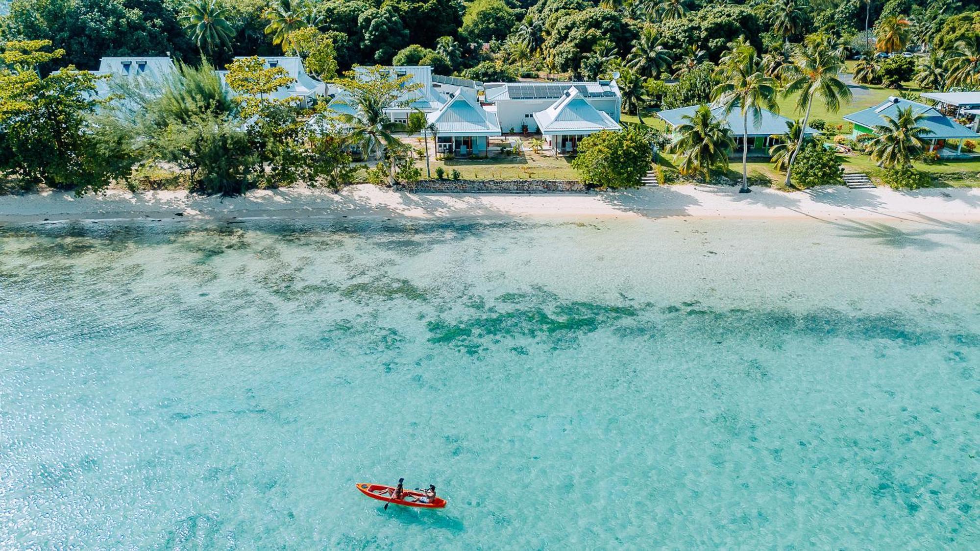 Niu Beach Hotel モーレア島 エクステリア 写真